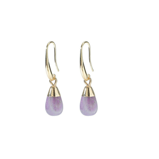 Brooklyn Semi - precious natural stone Earrings - Multiple colours - G x G Collective