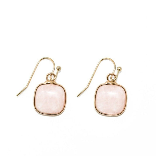 Diane Square Natural Stone Earrings - 3 colours - G x G Collective