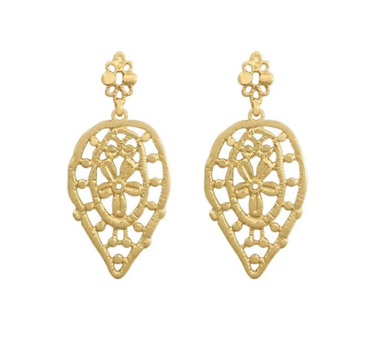 Heather Moroccan style Gold Earrings - G x G Collective