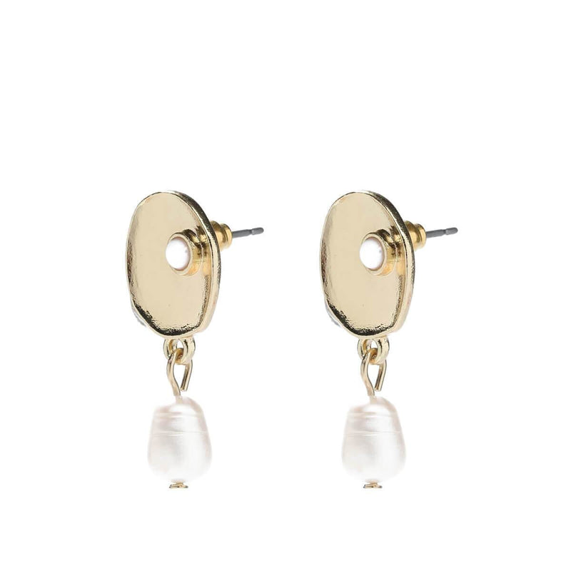 Joanne Freshwater Pearl Earrings - Avail Midnight, Pink & White Pearl - G x G Collective