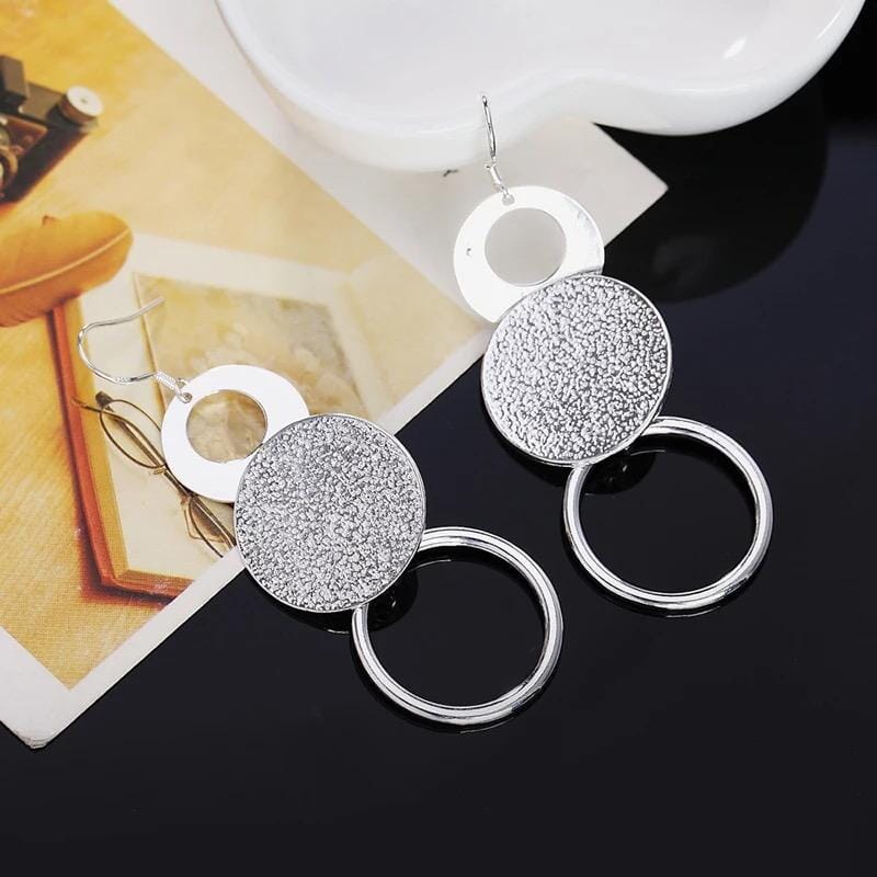 Kista Sterling Silver statement earrings - G x G Collective