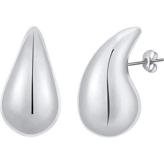 Teardrop statement earrings