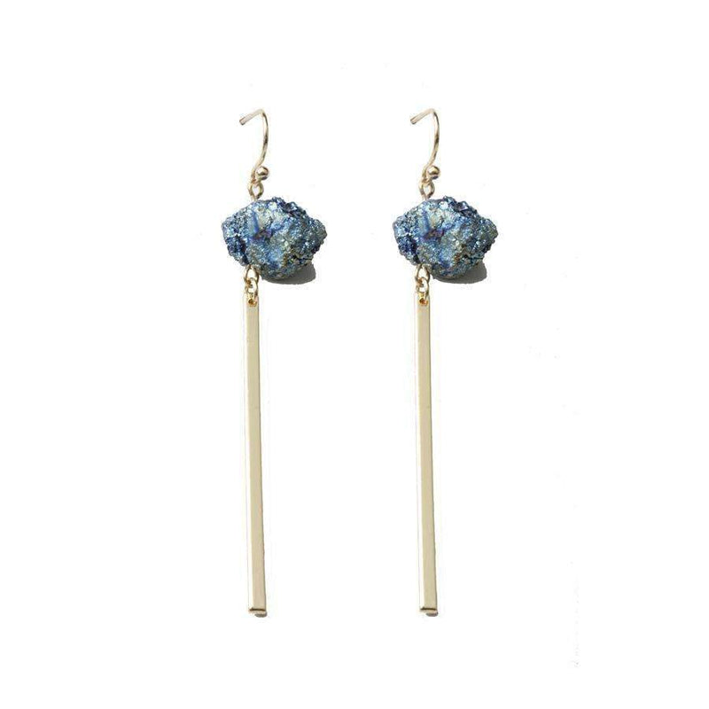 Alison natural quartz earrings - G x G Collective