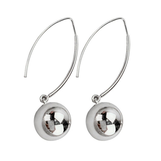 Desiree Sterling silver ball earrings - G x G Collective