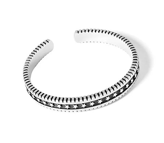 Dylan Star Sterling Silver Bangle