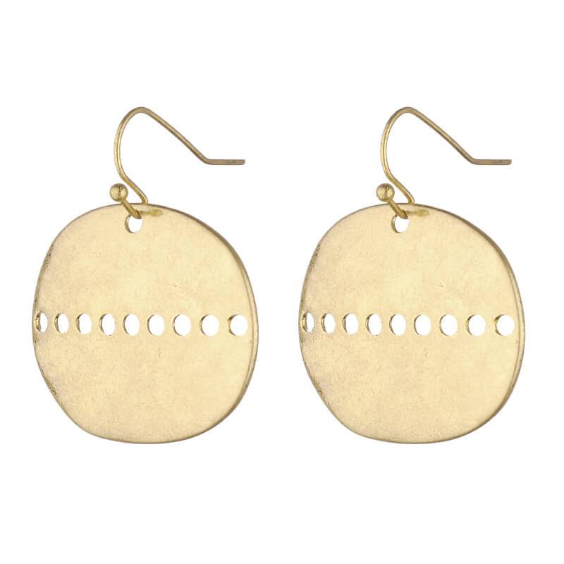 Elaine Earrings in Silver & Gold