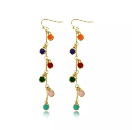 Sally Enamel Earrings