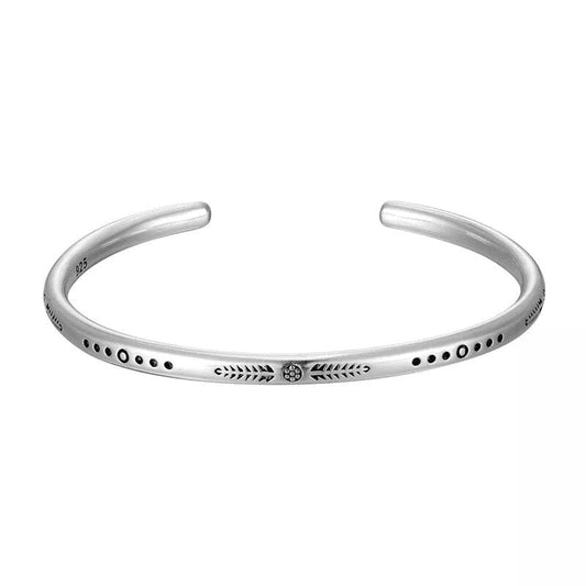 Sean Sterling Silver Bangle