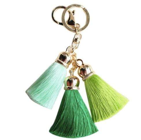 Silky three colour Tassel Key Chain/Bag Charm - G x G Collective