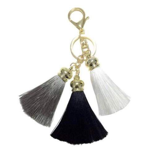 Silky three colour Tassel Key Chain/Bag Charm - G x G Collective