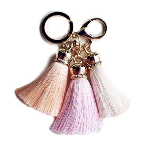 Silky three colour Tassel Key Chain/Bag Charm - G x G Collective