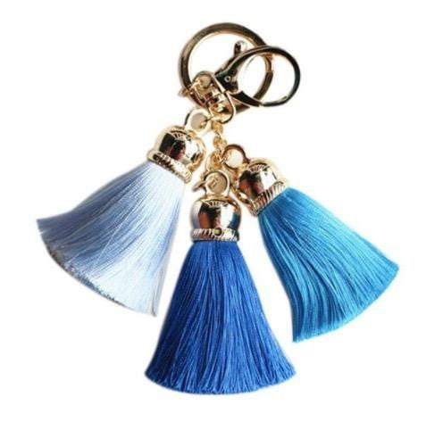 Silky three colour Tassel Key Chain/Bag Charm - G x G Collective